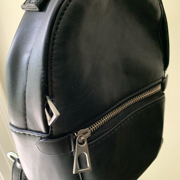 Black Mini Backpack - Picture 4 of 5